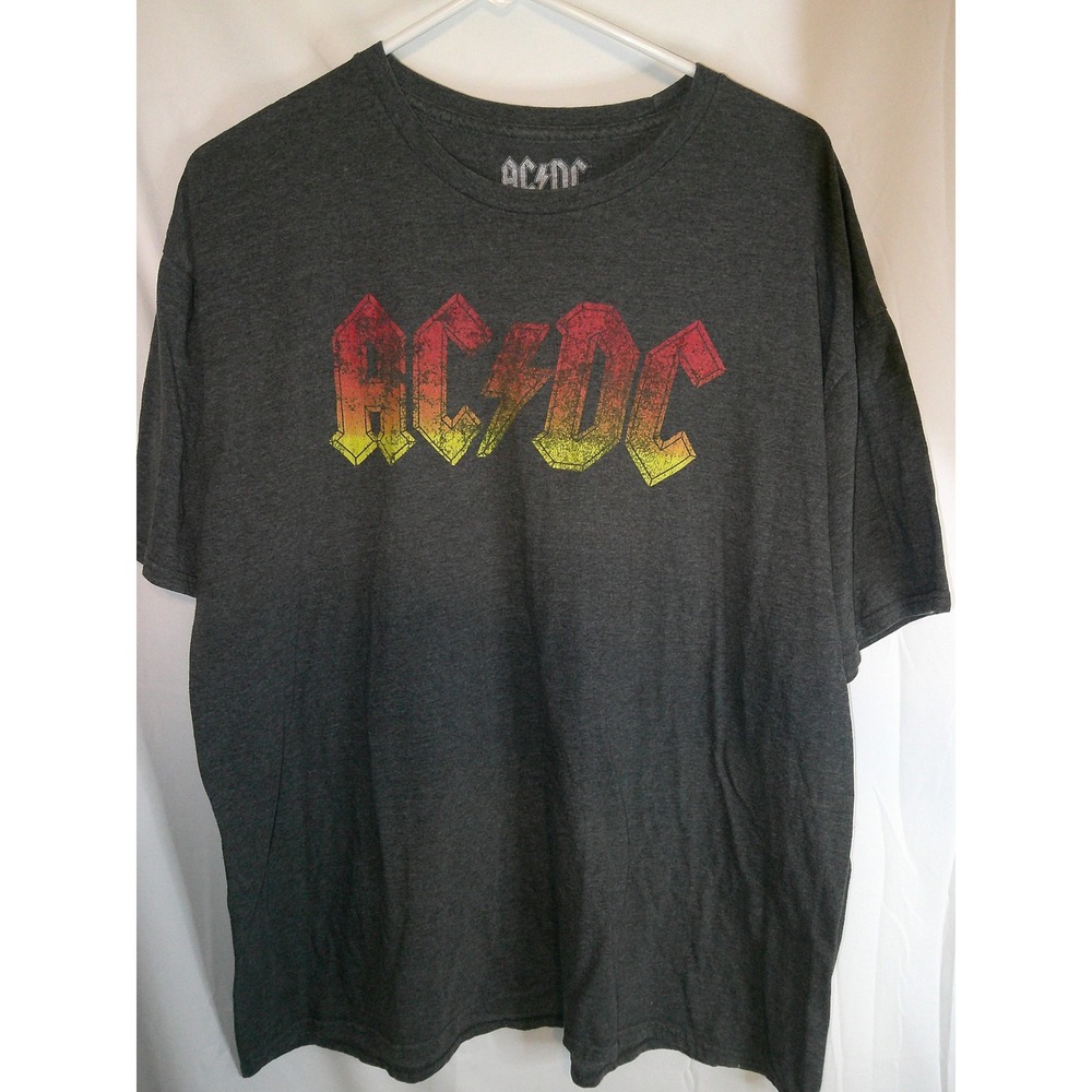 ACDC Band T-Shirt Graphic Print Rock Music Tee‎ Men's 2XL